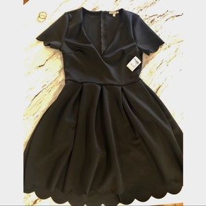 Charlotte Russe black skater dress